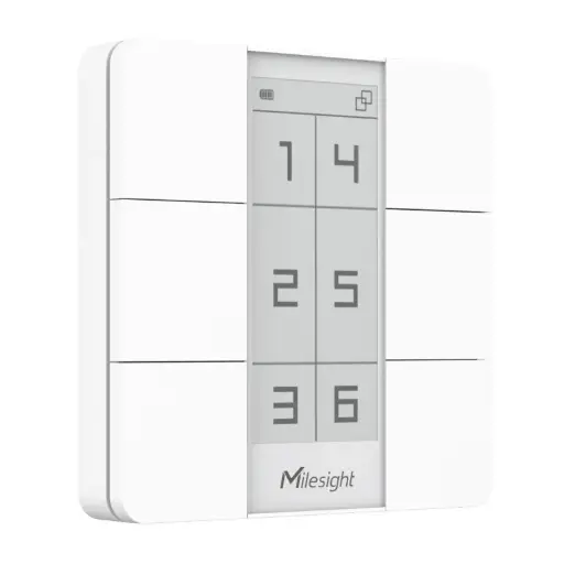 6 Button Smart Scene Panel With E-Ink Display